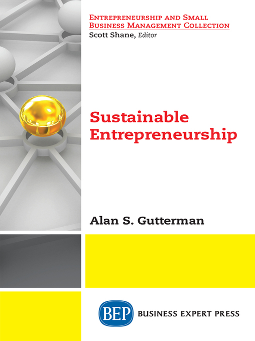 **Sustainable entrepreneurship**